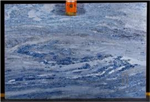 Calcite Azul Extra Marble Slabs, Calcite Blue Polished Slab