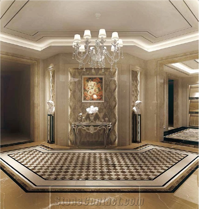 Cappuccino Background Marble Beige 3d Marble Background Decor Ceramic Backed with High Quality
