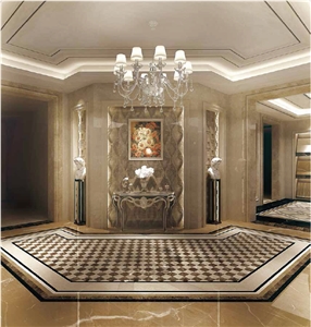 Cappuccino Background Marble Beige 3d Marble Background Decor Ceramic Backed with High Quality