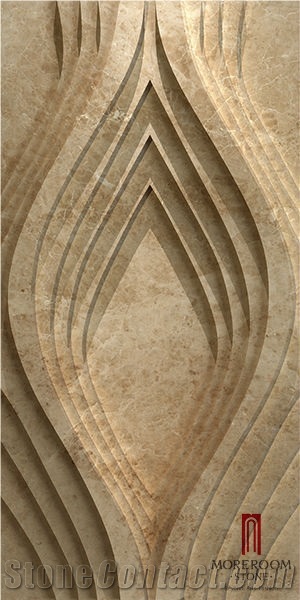 Cappuccino Background Marble Beige 3d Marble Background Decor Ceramic Backed with High Quality