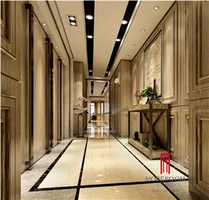 Carman Beige Porcelain Floor Tile Foshan Ceramic Tile for Home Decoration