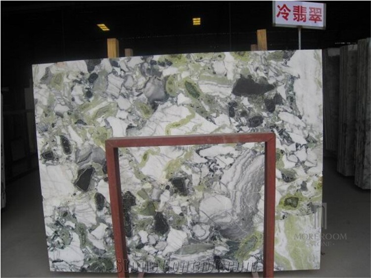 Chinese Ice Emerald Marble Ice Jade Marble Green Emerald Marble Slabs