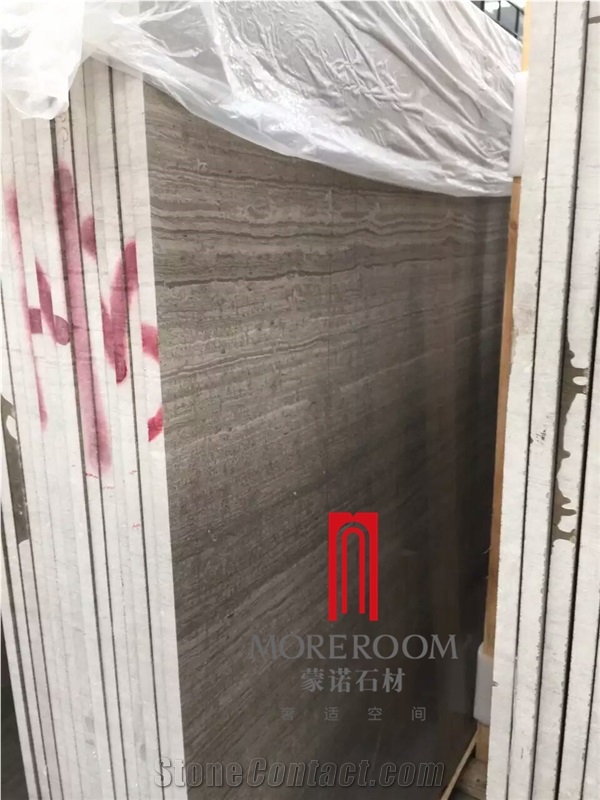 Dark Grey Wood Grain Marble Stairs, Grey Marble Floor Design Pictures