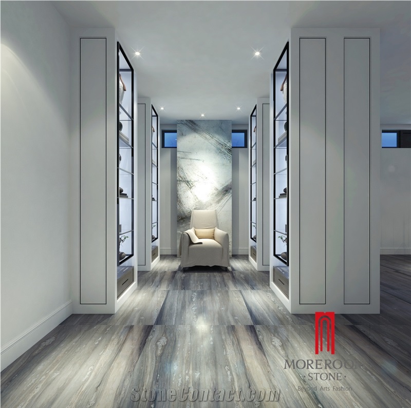 Glazed Bling Blue 600x600 Decorative Floor Marble Tile Ceramic Tile
