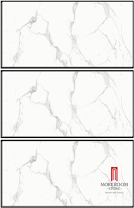 Home Decoration Calacatta White Porcelain Tiles White Marble Tile