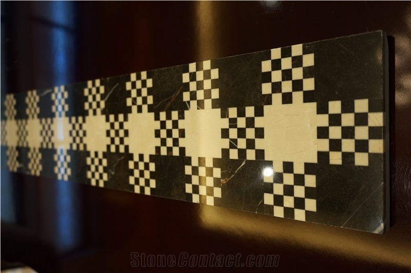 Mixcolor Marble Border Mosaic Border 150x600mm
