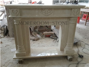 Onyx Fireplace Decorating for Villa