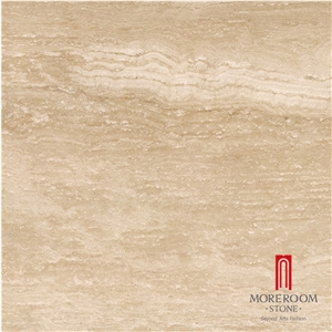 Roman Travertine Foshan Full Polished Tiles Floor Ceramic Porcelain 60 X 60cm