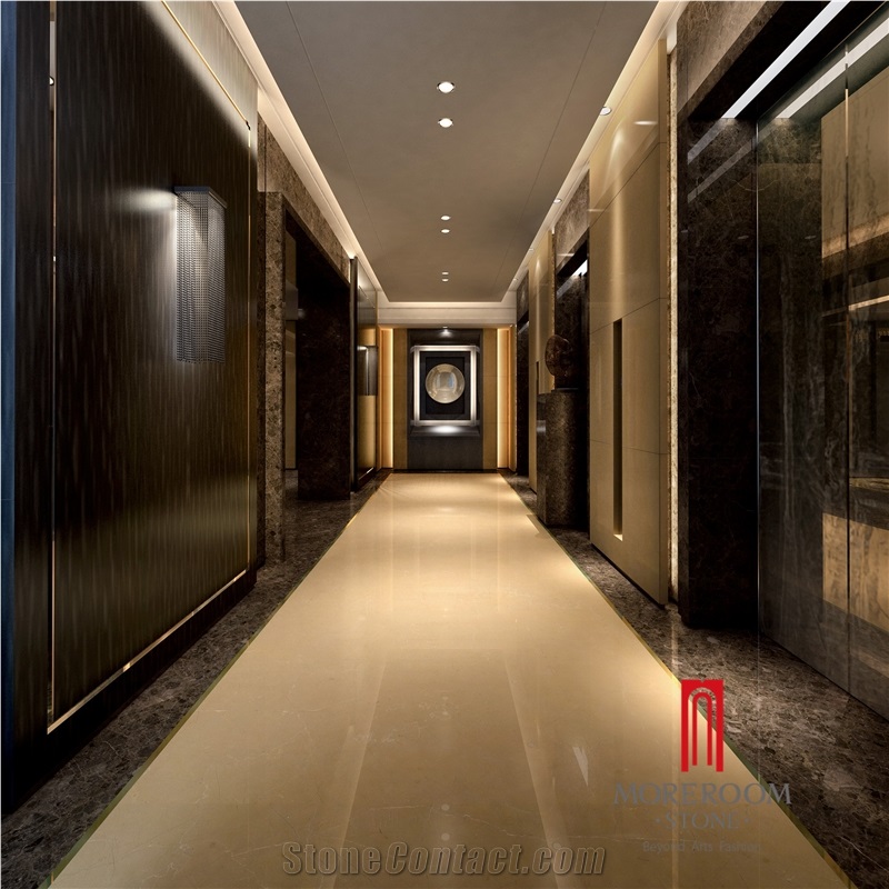 Roman Travertine Foshan Full Polished Tiles Floor Ceramic Porcelain 60 X 60cm