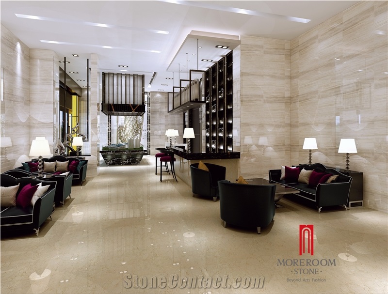 Serpeggianto Foshan Glossy Copy Marble Polished Floor Porcelain Tile