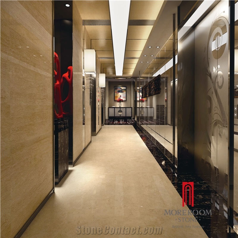Sofitel Gold Full Polished Marble Look Glossy Porcelain Floor Tiles