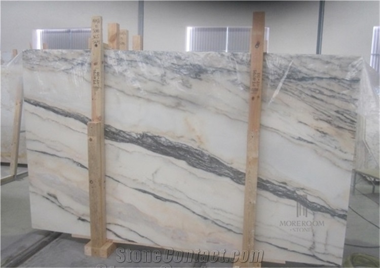 Statuario Rosso Marble White Estremoz Marble with Pink Statuario Veins Slabs & Tiles