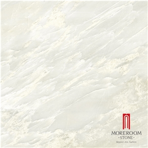 White Onyx Look Porcelain Tile for Flooring