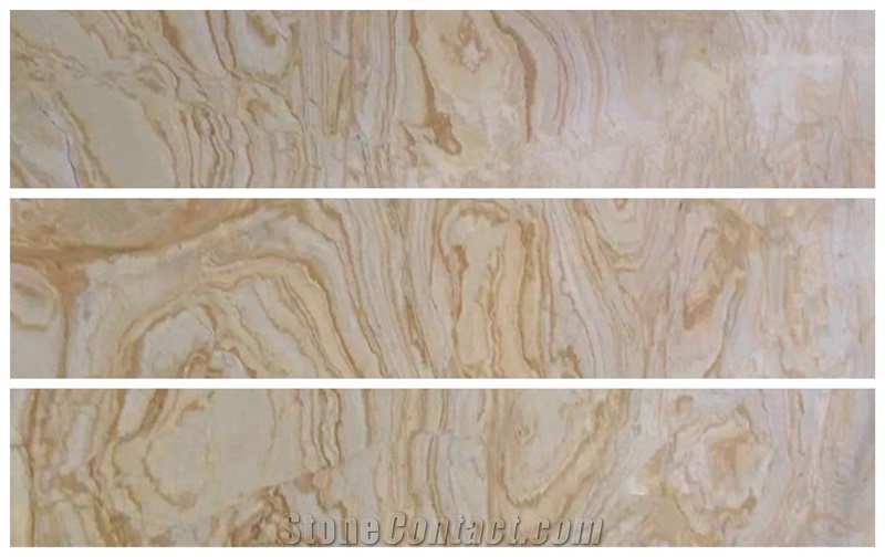 Golden Vein Wood Chinese Marble Steps & Risers