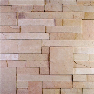 Pink Slates Stone Natural Surface Culture Stone Wall Panel