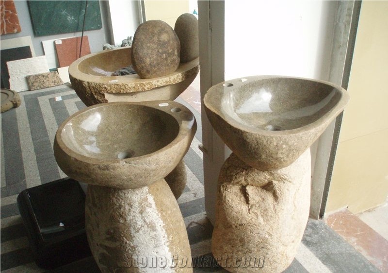 Special Shape Granite Sinks, Natural Brown Granite Sinks & Basins
