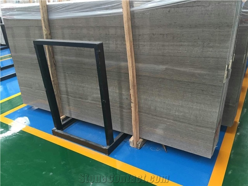 Wooden Grey Marble Slabs & Tiles, Chinese Grey Marble, Grey Polished Marble Floor Covering Tiles, Wall Tiles
