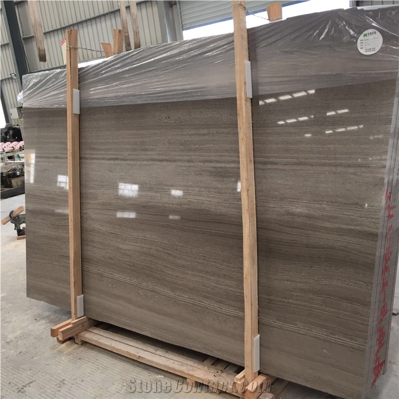 Wooden Grey Marble Slabs & Tiles, Chinese Grey Marble, Grey Polished Marble Floor Covering Tiles, Wall Tiles