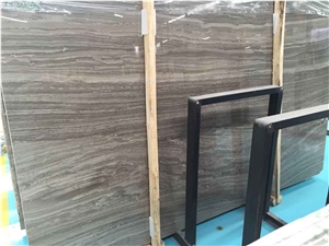 Wooden Marble Slabs & Tiles, Chinese Grey Marble, Gray Polished Marble Floor Covering Tiles, Wall Tiles
