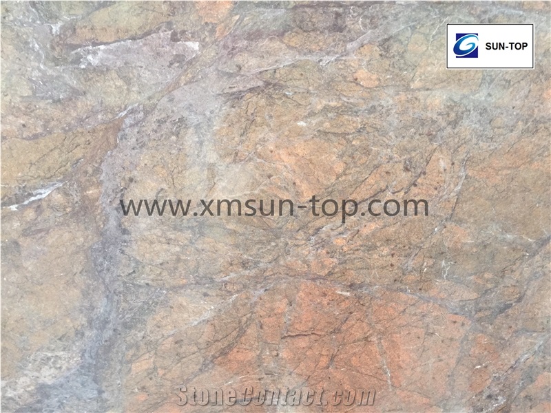 Brown Chocolate Quartzite Slabs & Tiles