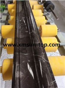 China Dark Emperador Marble Skirting/Wall Skirt/ Molding & Border/ Border Decos/Pencil Liners /Interior Decoration