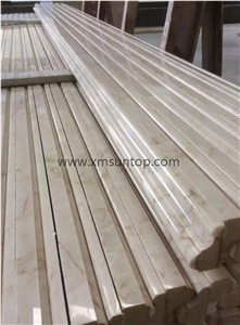 Eurasian Cream Color Marble Molding & Border, Beige Marble Skirtings Eurasian Cream Color Marble Molding & Border, Beige Marble Skirtings