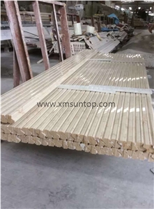 Eurasian Cream Color Marble Molding & Border, Beige Marble Skirtings