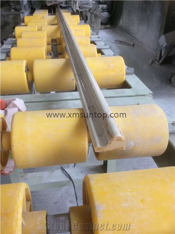 Eurasian Cream Color Marble Molding & Border, Beige Marble Skirtings