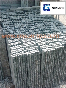 Green Quartzite Peak Shape Cultured Stone/Green Stacked Stone Peak Shape/Green Quartzite Wall Cladding Stone/Stacked Stone Veneer/Green Peak Stone Culture Quartzite Ledge Stone Wall Cladding