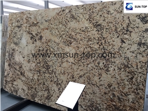 Splendor Gold Granite Slab/Brazil Granite/Big Slabs & Tiles & Gangsaw Slabs & Strips(Small Slabs) & Customized