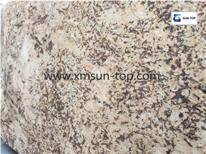 Splendor Gold Granite Slab/Brazil Granite/Big Slabs & Tiles & Gangsaw Slabs & Strips(Small Slabs) & Customized