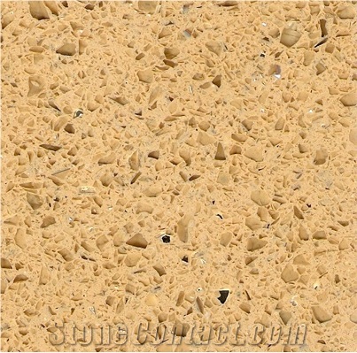 golden quartz tiles & slabs, yellow engineered stone flooring tiles, terrazzo 
