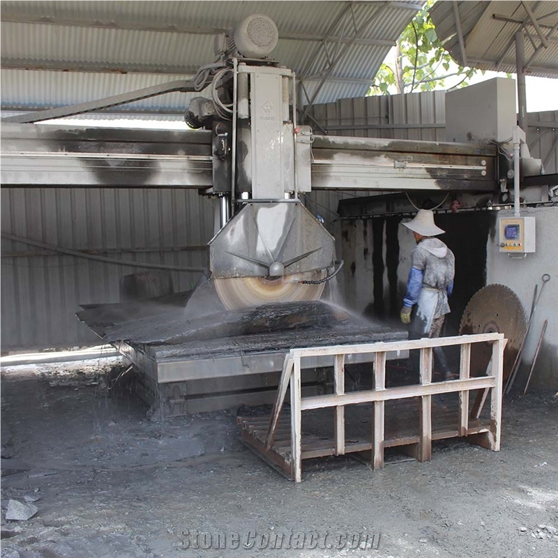 Dark Gray Slate Blocks from China, China Grey Slate