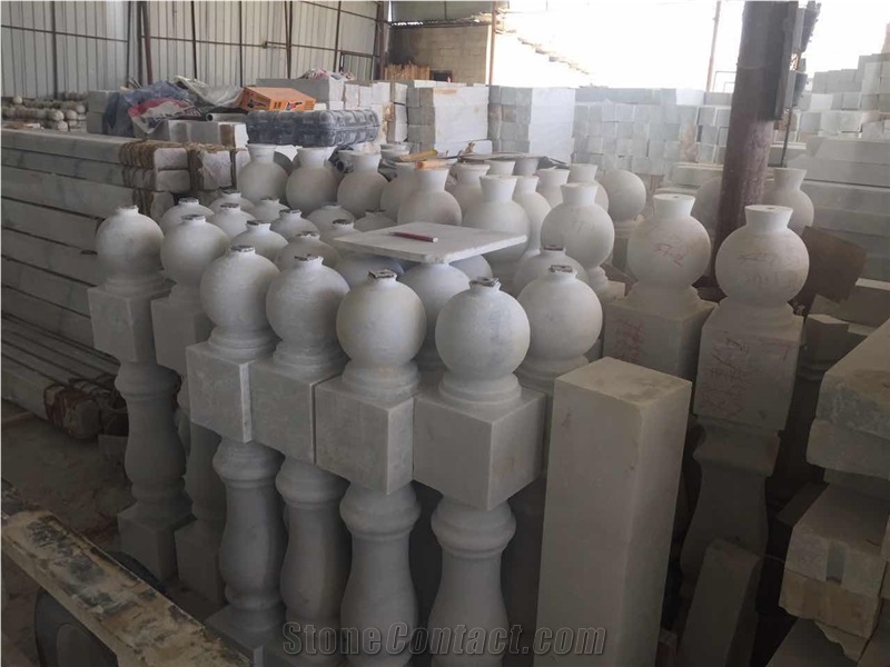 Marble, White Marble Balustrade & Railings