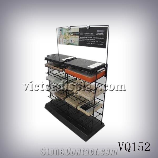 Metal Display Rack for Stone Quartz Samples Vq152