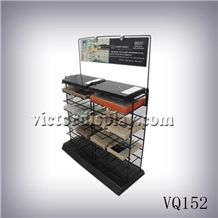 Metal Display Rack for Stone Quartz Samples Vq152