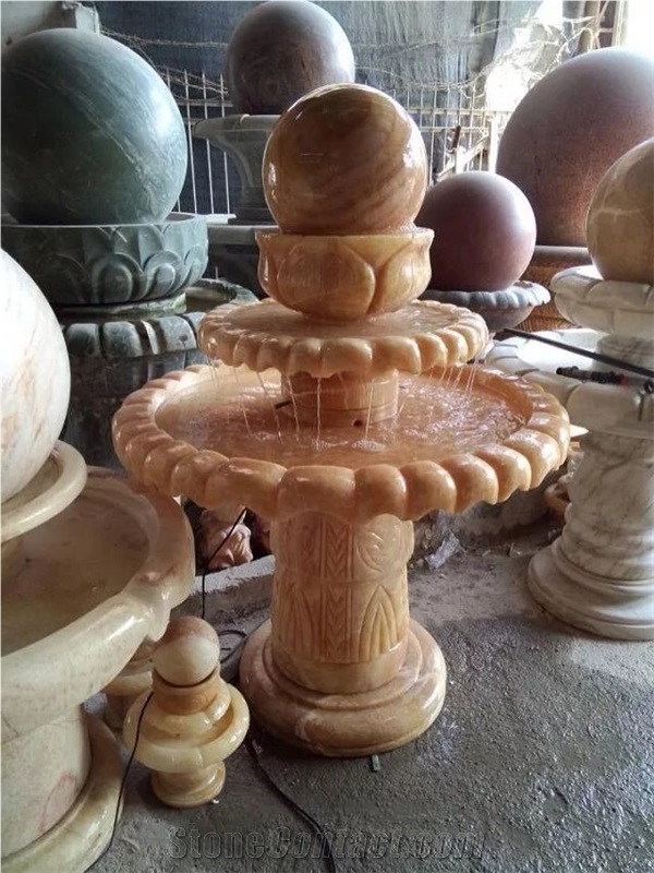 Ball Fountains,Onyx Stone Fountains