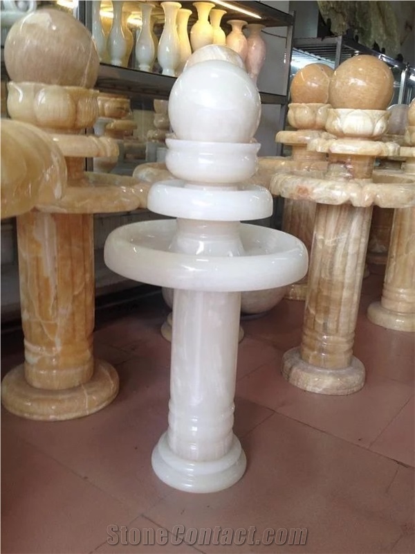 Ball Fountains,Onyx Stone Fountains