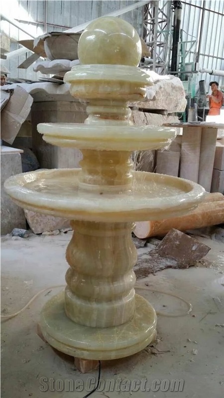 Ball Fountains,Onyx Stone Fountains