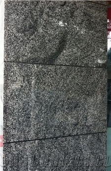 China Misty Impala Black Granite Slab Tile
