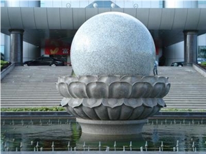 Fountain, Stone Ball,Fountain Ball , Granite Rolling Fountain Ball