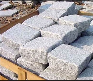 G603 Granite Cobble (G603 Granite Paving Stone, G603 Cube Stone)