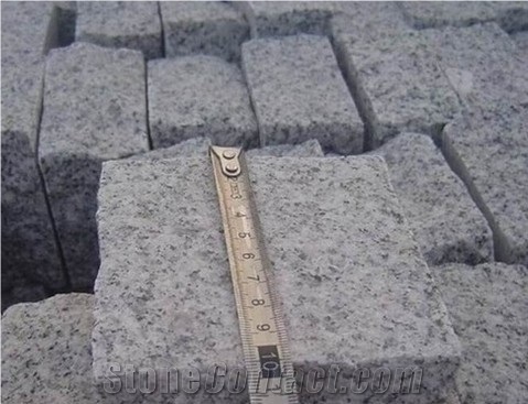 G603 Granite Cobble (G603 Granite Paving Stone, G603 Cube Stone)