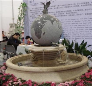 Granite Fountains, Garden Fountains Water Features, Ball Fountains
