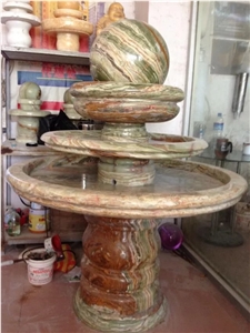 Green Onyx Fountains Garden Fountains