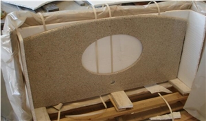 High Quality Customized Natural Stone Bath Countertops with G682 Granite