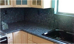 Norway Emerald Pearl Granite Countertop, Kitchen Top Green Color Norway Emerald Pearl Granite Countertop, Kitchen Top Green Color