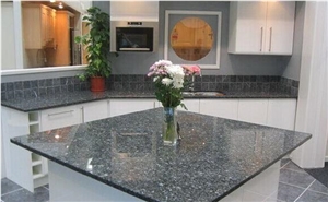 Norway Emerald Pearl Granite Countertop, Kitchen Top Green Color