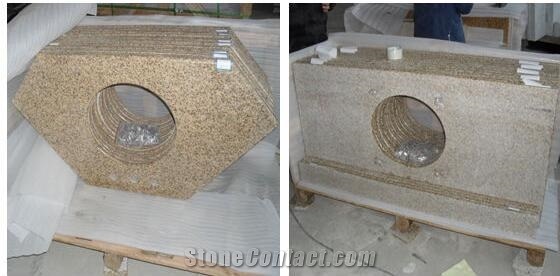 Prefab Granite Countertop Vanity Top Sink
