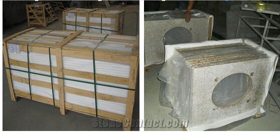 Prefab Granite Countertop Vanity Top Sink